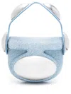 Alexander Wang Dome Leather Mini Bag In Blue