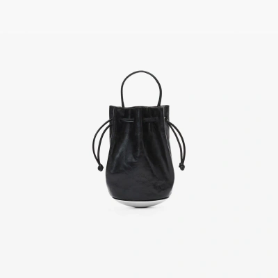 Alexander Wang Dome Mini Bucket Bag In Black