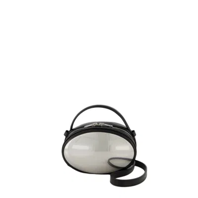 Alexander Wang Dome Small Crossbody - Leather - Black In Grey