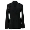 Alexander Wang Double Breasred Blazer With Zippers In Black Polyester In Black