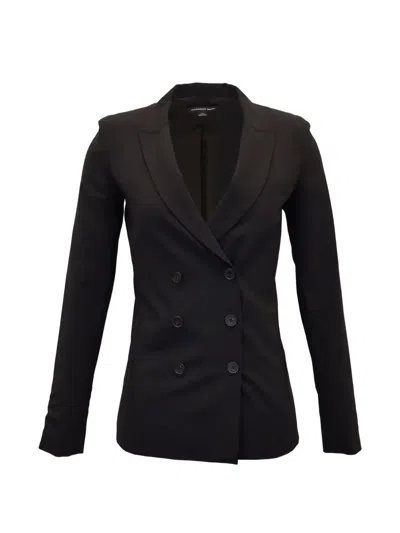 Pre-owned Alexander Wang Double-breasted Blazer In Black