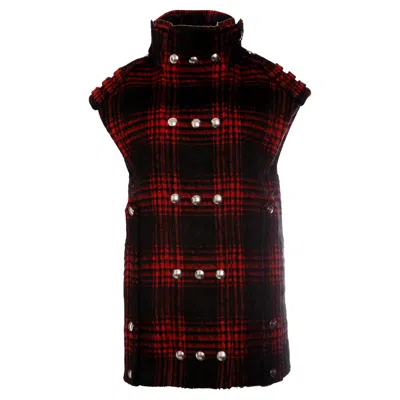Pre-owned Alexander Wang , Double Breasted Waistcoat. In Black