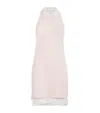 Alexander Wang Layered Polo-style Mini Dress In Pink