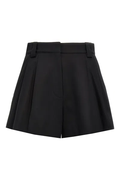 Alexander Wang Double Pinch Shorts In Black
