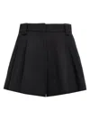 Alexander Wang Flared Shorts In Black