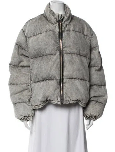 Pre-owned Alexander Wang Down Jacket In Gray