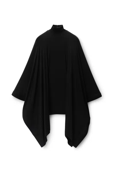 Alexander Wang Draped Bodycon Mini Dress In Black
