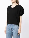 Alexander Wang Gathered-sleeve Detail T-shirt