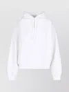 Alexander Wang Drawstring Hooded Knitwear With Ribbed Details
