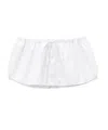 Alexander Wang Drawstring Mini Skirt In White