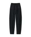 Alexander Wang Drawstring Nylon Trousers In Black