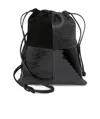 Alexander Wang Drawstring Splicing Shoulder Bag In Black