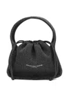 Alexander Wang Drawstring Top-handle Shoulder Bag In Black