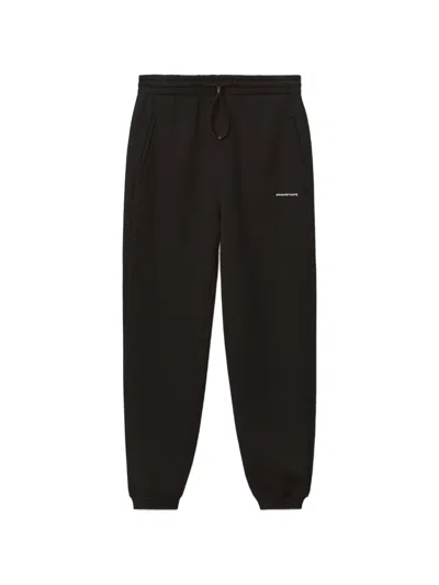 Alexander Wang Drawstring Track Pants In Black