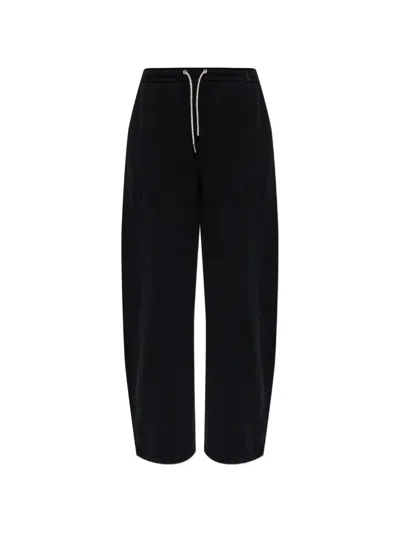 Alexander Wang Drawstring Trousers In Blue
