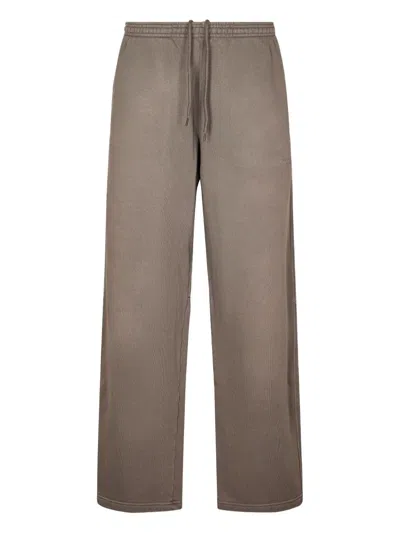 Alexander Wang Drawstring-waist Track Trousers In Brown