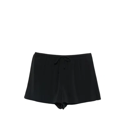 Alexander Wang Drawstring-waist Shorts In Black