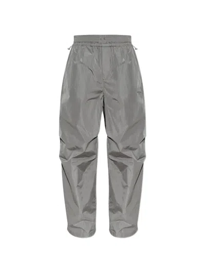 Alexander Wang Drawstring-waist Track Pants In Gray
