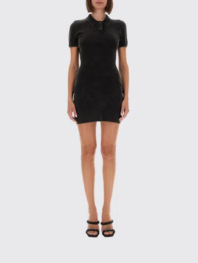 Alexander Wang Dress  Woman Color Charcoal In Black