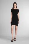 Alexander Wang Schulterfreies Minikleid In Black