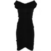 Alexander Wang Off Shoulder Ruched Dress