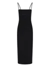 Alexander Wang Robe Longue Moulante In Black