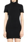 Alexander Wang Crystal Hotfix Minidress In Black