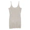 Alexander Wang Sleeveless Mini Dress In Gray