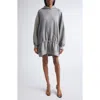 Alexander Wang Dropped Waist Hoodie Sweatshirt Dress In Multi