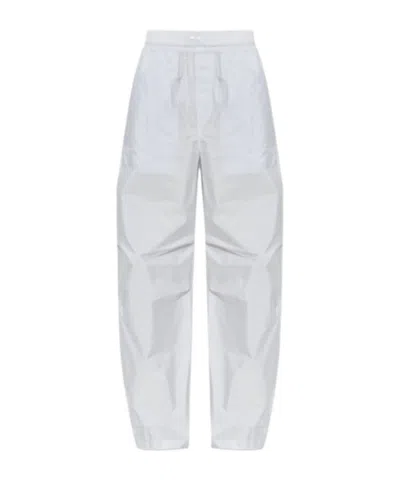 Alexander Wang Elastic Waist Casual Pants In Gray