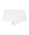 Alexander Wang Elastic Waist Shorts In White