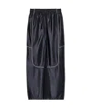 Alexander Wang Deconstructed Tube Skirt In Black