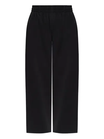 Alexander Wang Elastic-waist Trousers In Black