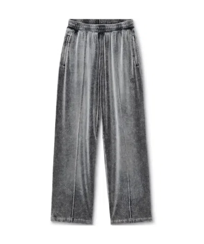 Alexander Wang Elastic Waistband Sweatpants In Grey