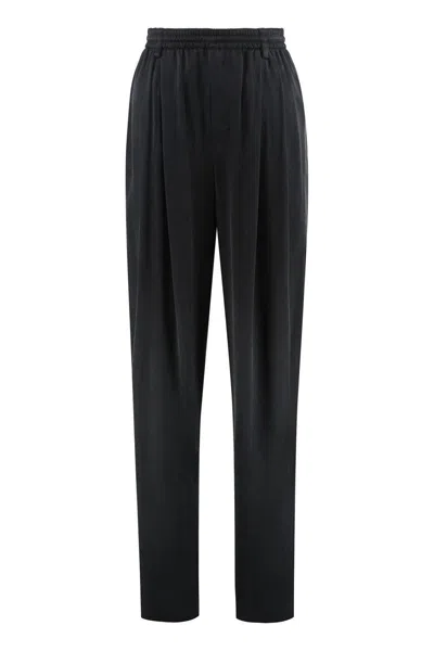 Alexander Wang Elasticated Waist Trousers In Black