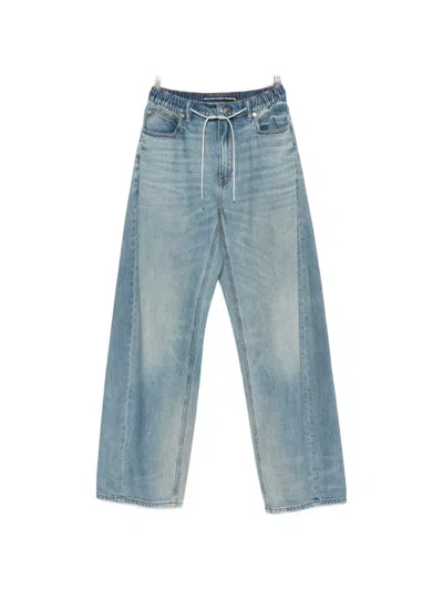 Alexander Wang Elasticated-waistband Jeans In Multi