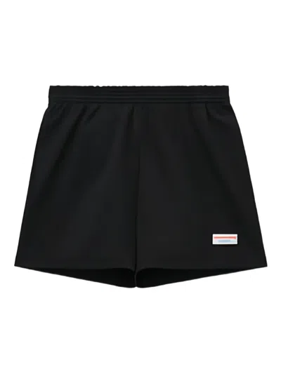 Alexander Wang Elasticated-waistband Shorts In Black