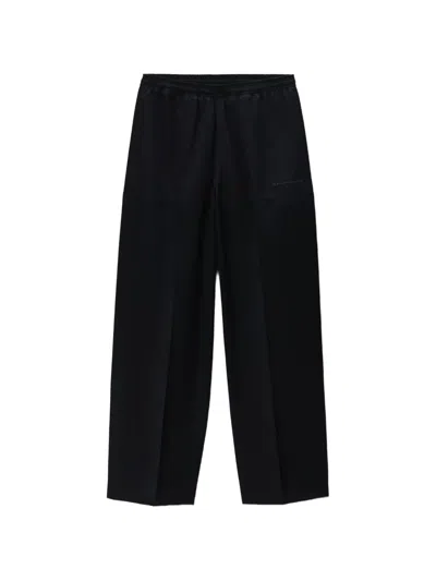 Alexander Wang Elastic-waist Trousers In Black