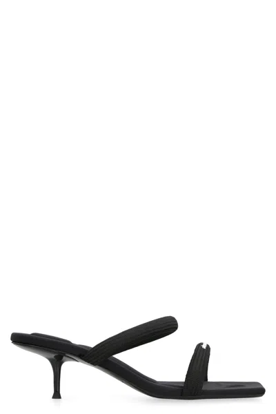 Alexander Wang Elegant Black Jessica Heeled Sandals For Women