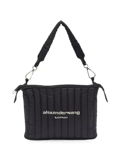 Pre-owned Alexander Wang Elite Shoulder Bag In Black
