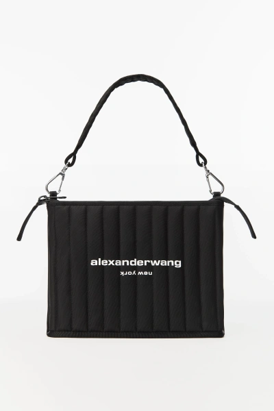Alexander Wang Elite Tech Shoulder Bag In Nylon In Black