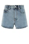 Alexander Wang Shorty High Waist Denim Shorts