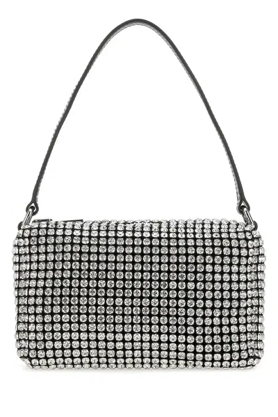 ALEXANDER WANG EMBELLISHED FABRIC MEDIUM HEIRESS HANDBAG