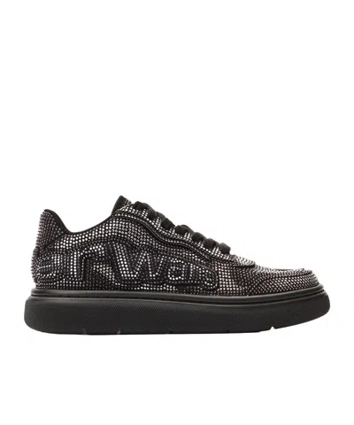 Alexander Wang Embellished Low-top Sneakers In Black