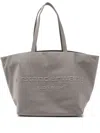 Alexander Wang Embossed Canvas Nylon Tote Bag In Gray