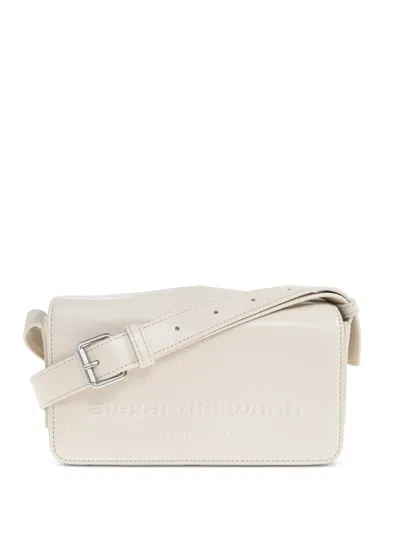 Alexander Wang Embossed Leather Belt Bag In Neutral