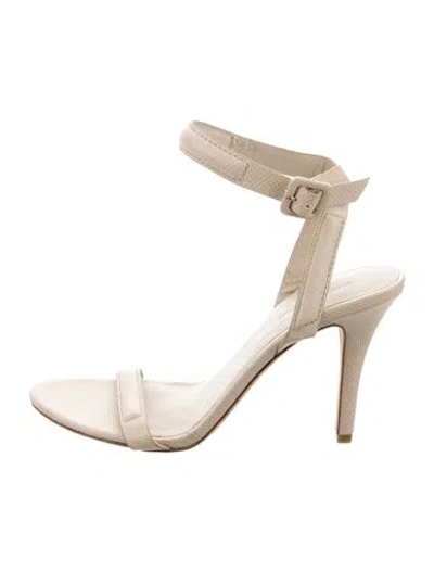 Pre-owned Alexander Wang Embossed Leather Sandals In Neutral