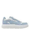 Alexander Wang Puff Leather Chunky Sneakers In Blue