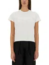 Alexander Wang Crew Neck Embroidered Short Sleeves Top