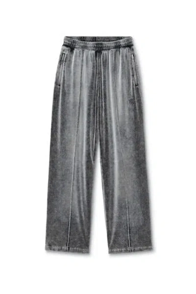 Alexander Wang Embossed-logo Track Pants Washed Feather